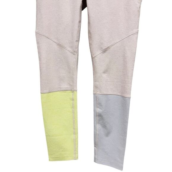 Outdoor voices pink purple yellow colorblock Dipped 7/8 Legging size small - Picture 7 of 12